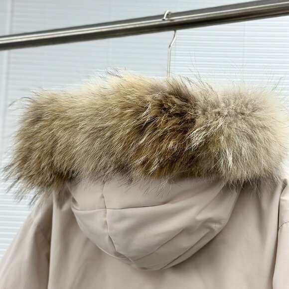 Canada Goose Expedition white Unisex Hooded Parka - Picture 9 of 9